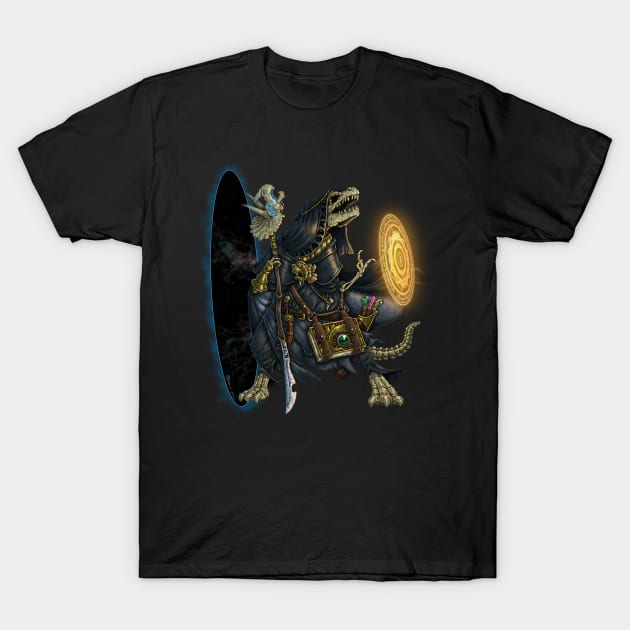 Tyrannosaurus Lich T-Shirt by adefelice
